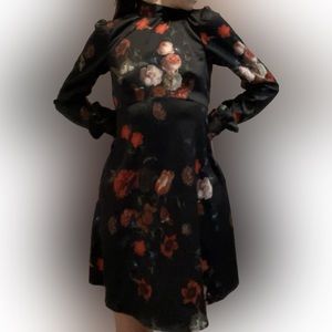 Urban outfitters black floral dress
